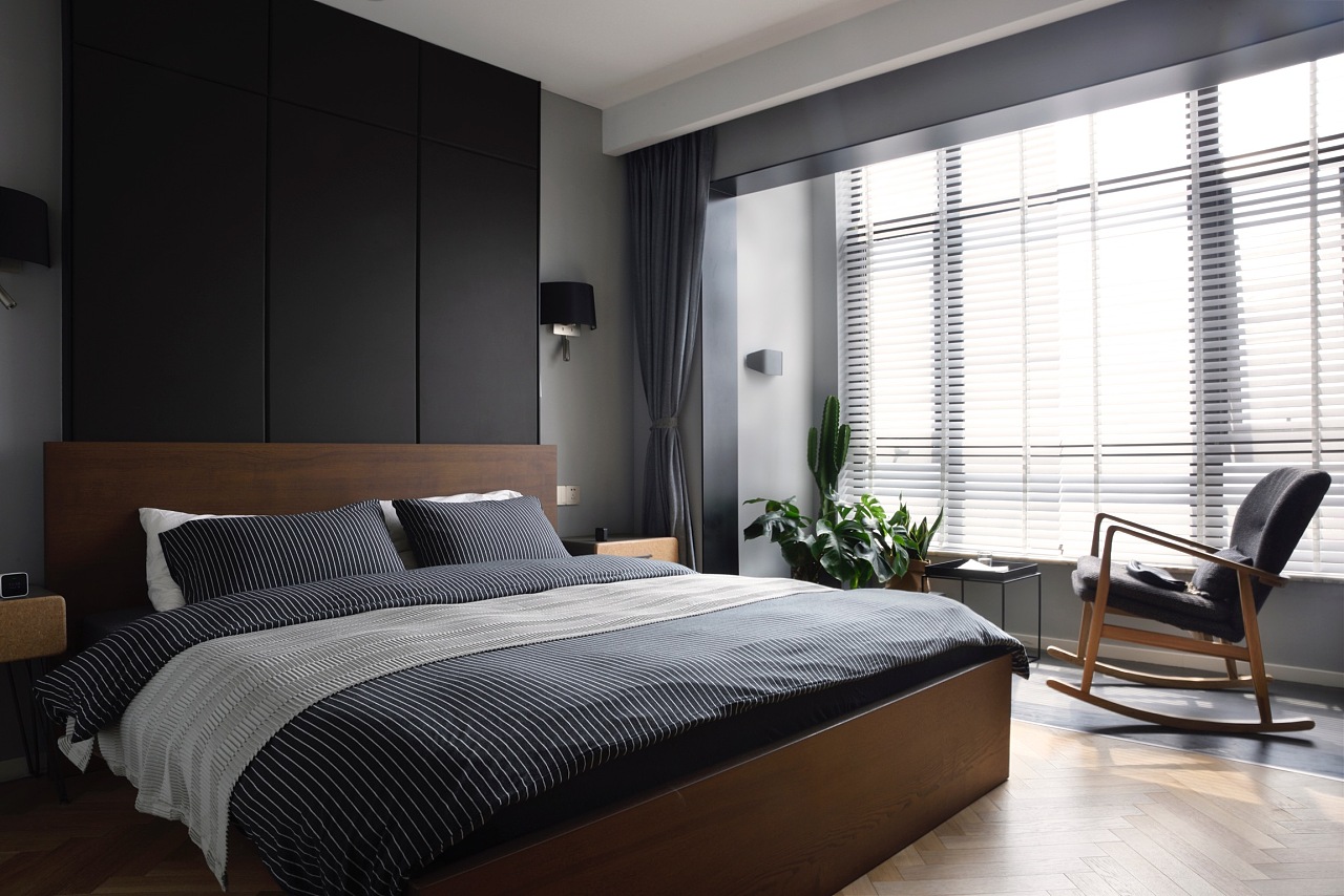 龍湖九里晴川-現(xiàn)代簡約-臥室設計效果圖