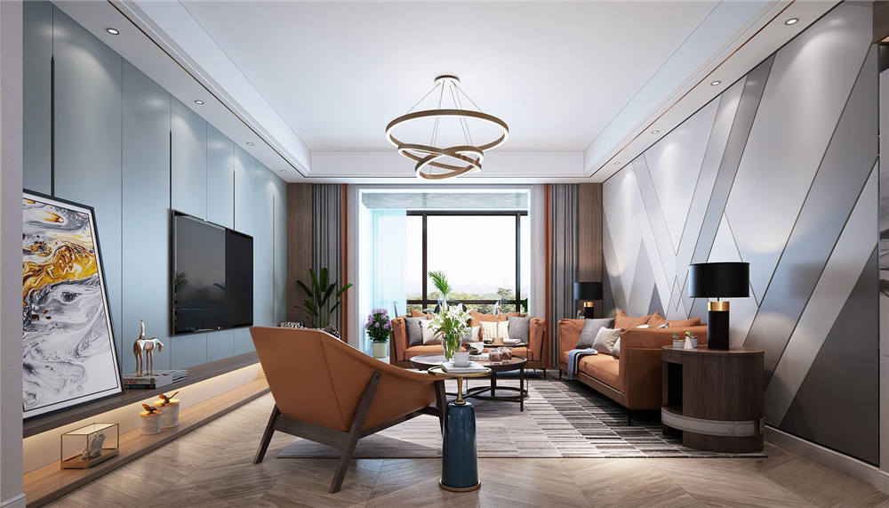 龍湖九里晴川-現(xiàn)代簡約-臥室設計效果圖