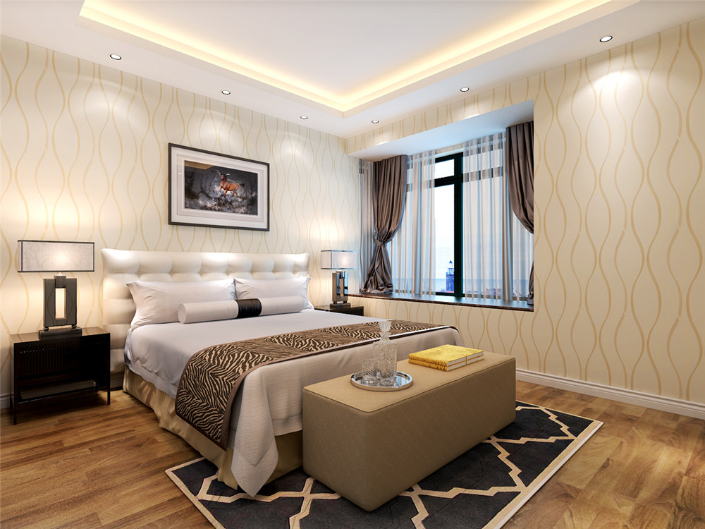 龍湖九里晴川-現(xiàn)代簡約-臥室設(shè)計(jì)效果圖